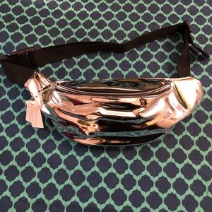 Silver Metallic Fanny Pack